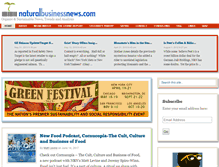 Tablet Screenshot of naturalbusinessnews.com
